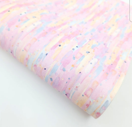 Abstract Pastel Artisan Leatherette