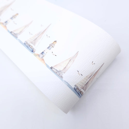 Bon Voyage Leatherette Fabric Roll