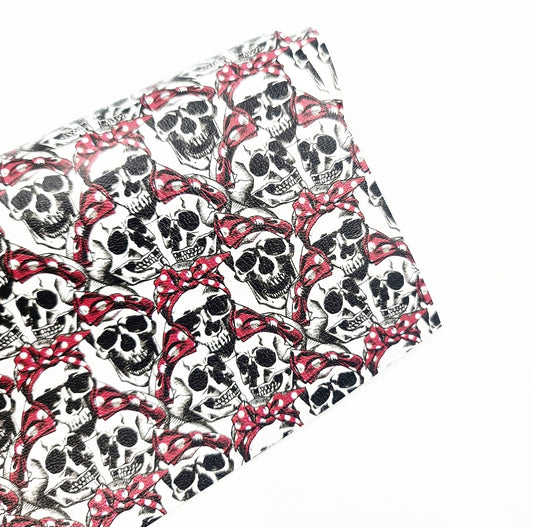 Skulls & Bows Artisan Leatherette