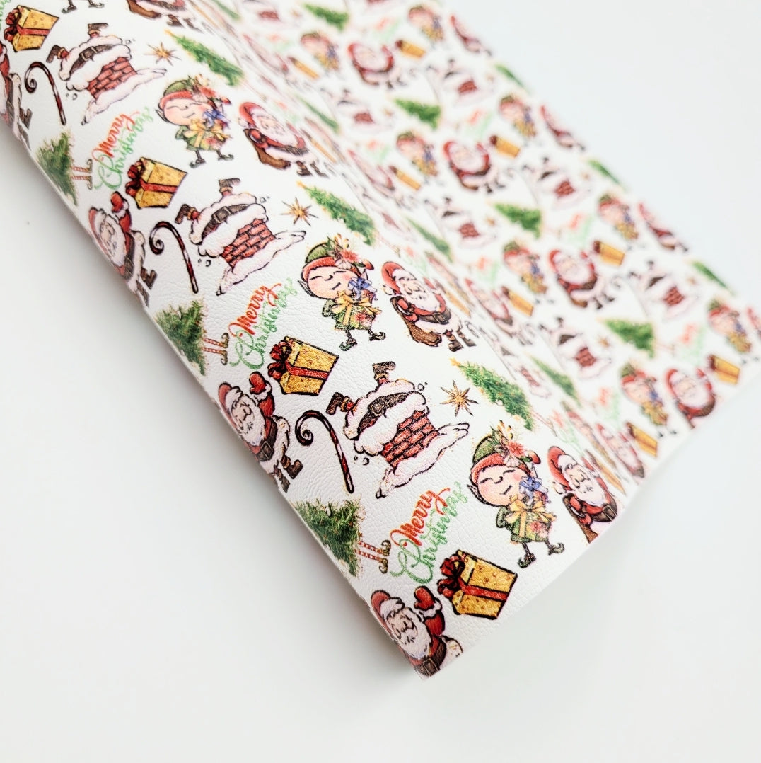 Merry Christmas Artisan Leatherette