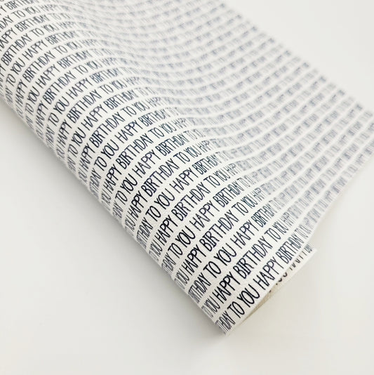 Happy Birthday to You Artisan Leatherette