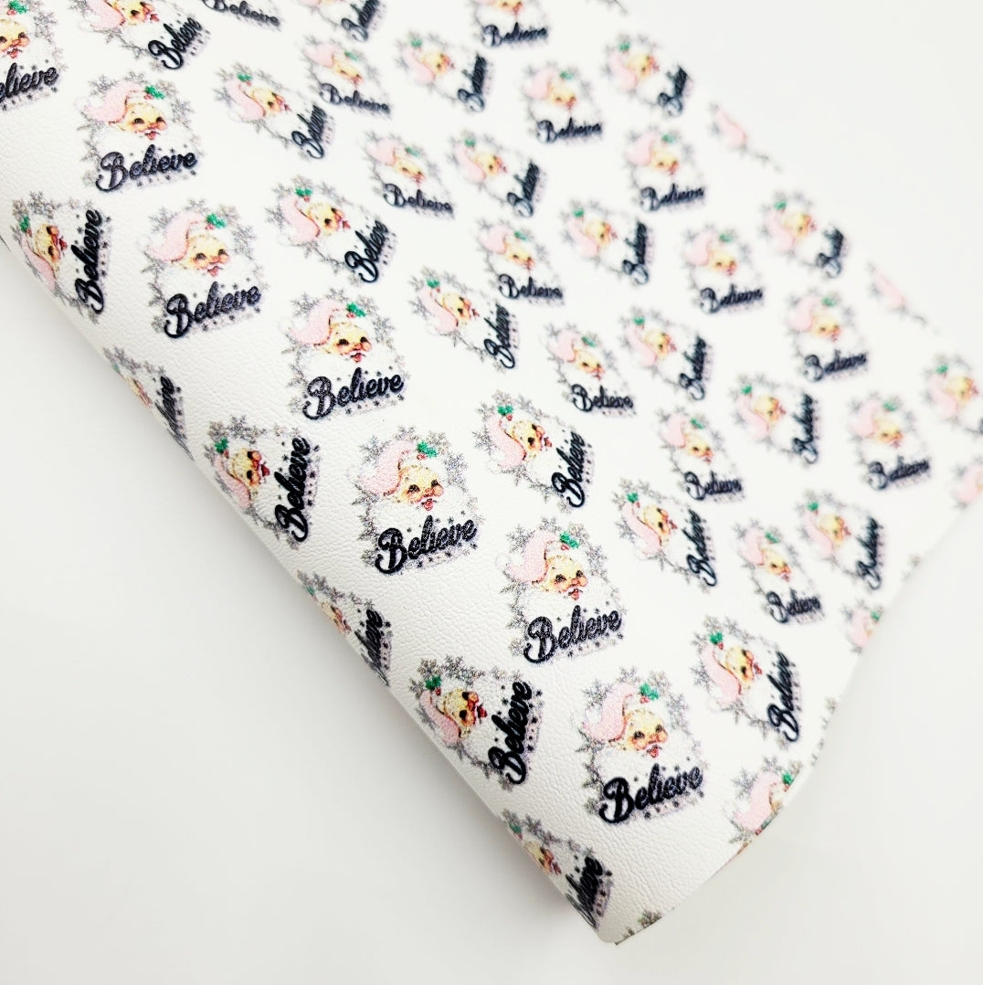 Believe in Santa Artisan Leatherette