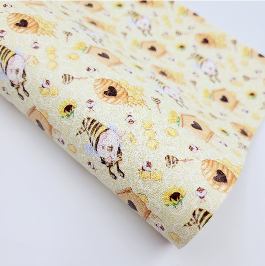 Honey Bee Gonk Artisan Leatherette