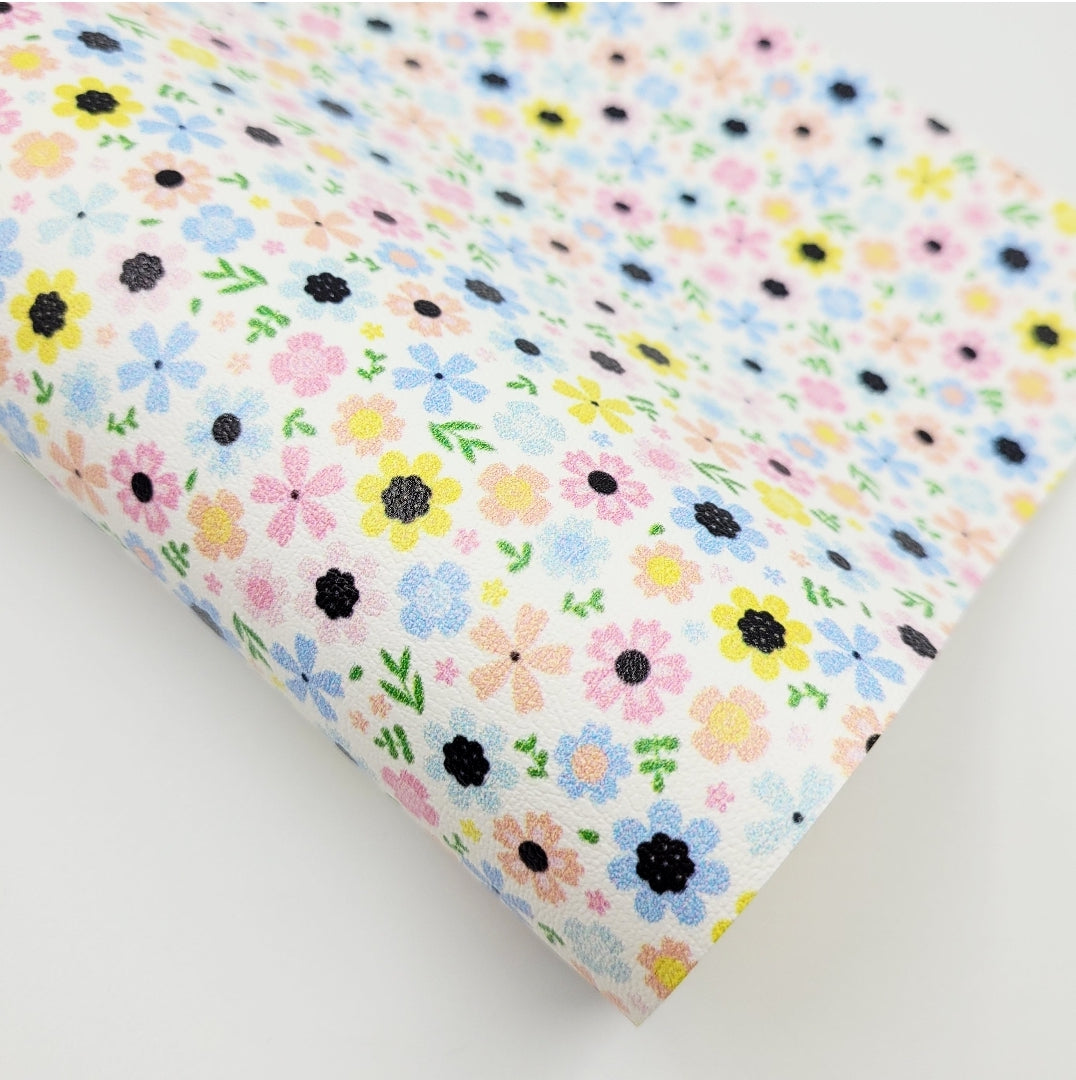 Easter Flowers Artisan Leatherette