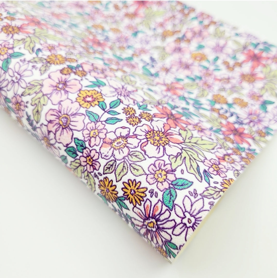 Botanic Pinks Artisan Leatherette