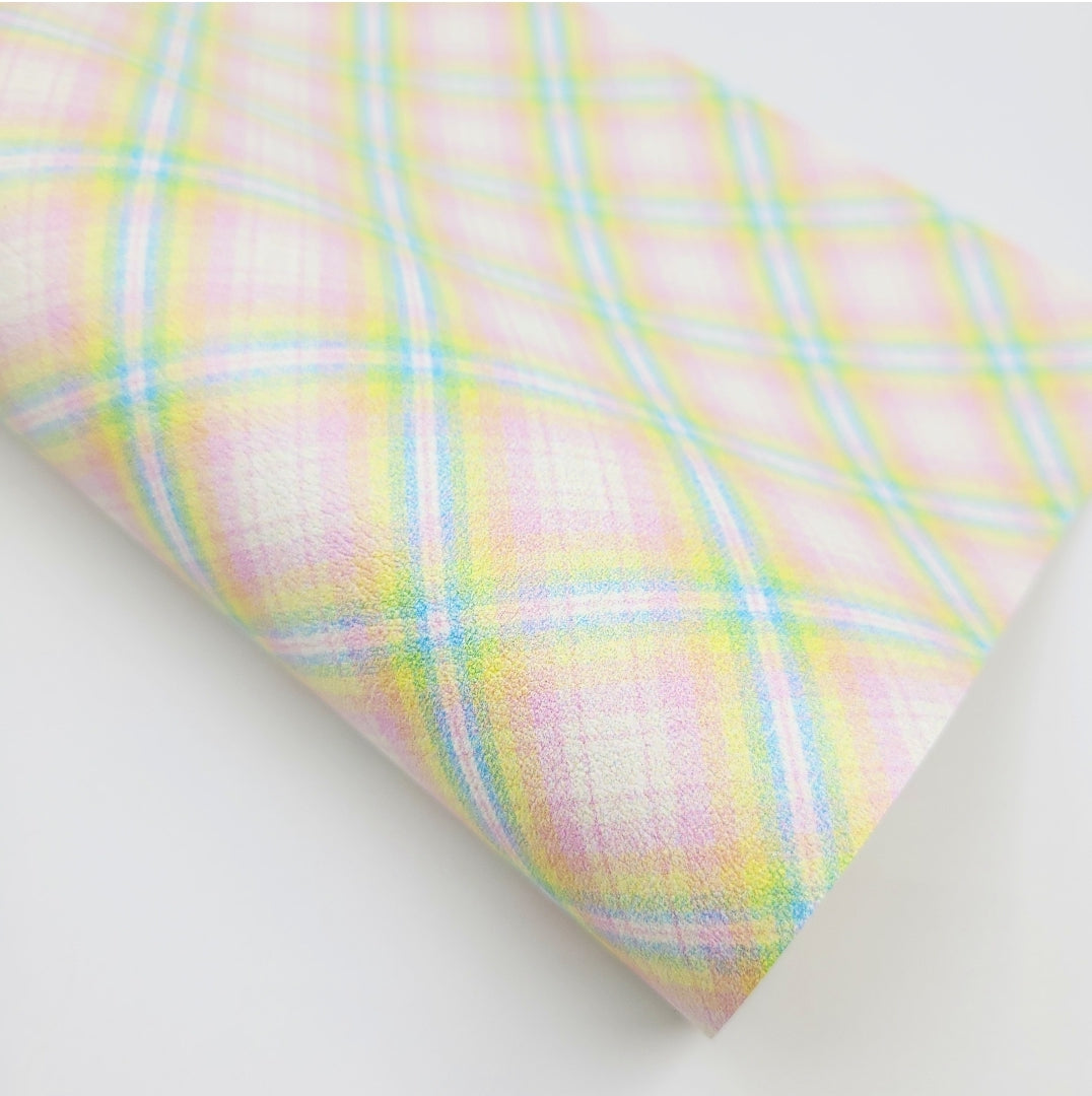 Spring Plaid Artisan Leatherette