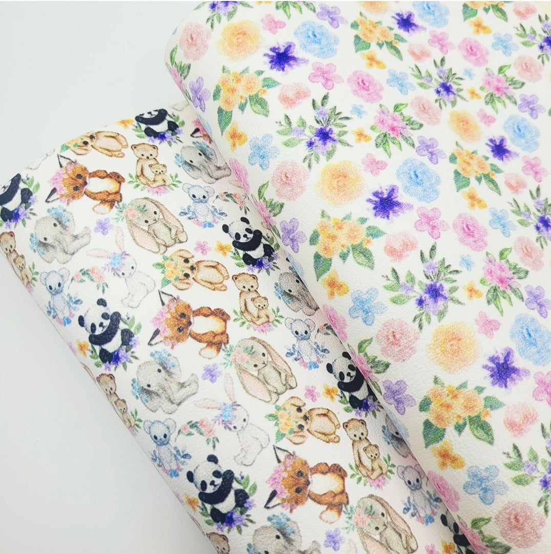 Animal Floral Artisan Leatherette