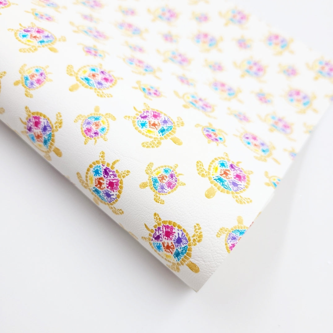 Gold Turtle Artisan Leatherette