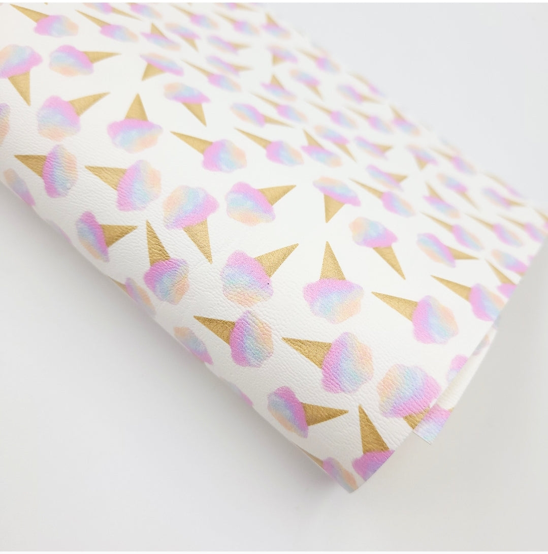 Candyfloss Ice Cream Artisan Leatherette