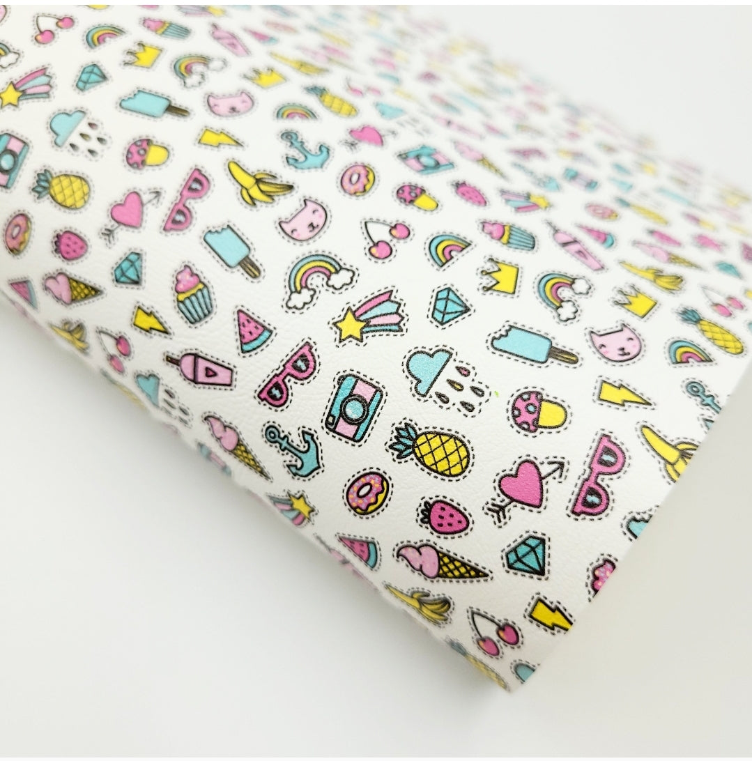 Summer Doodle Artisan Leatherette