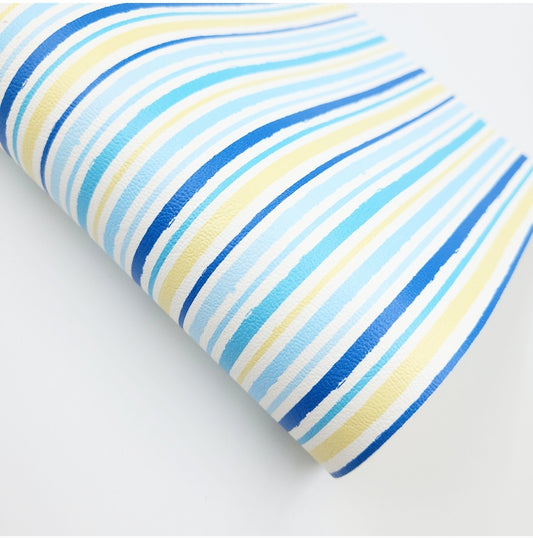 Beach Stripes Artisan Leatherette