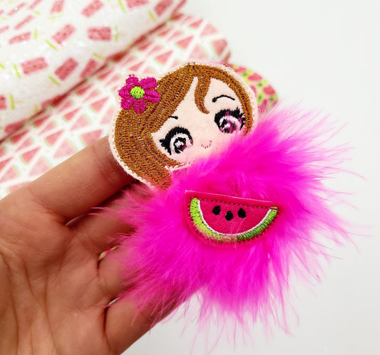 Watermelon Girl Fur Baby