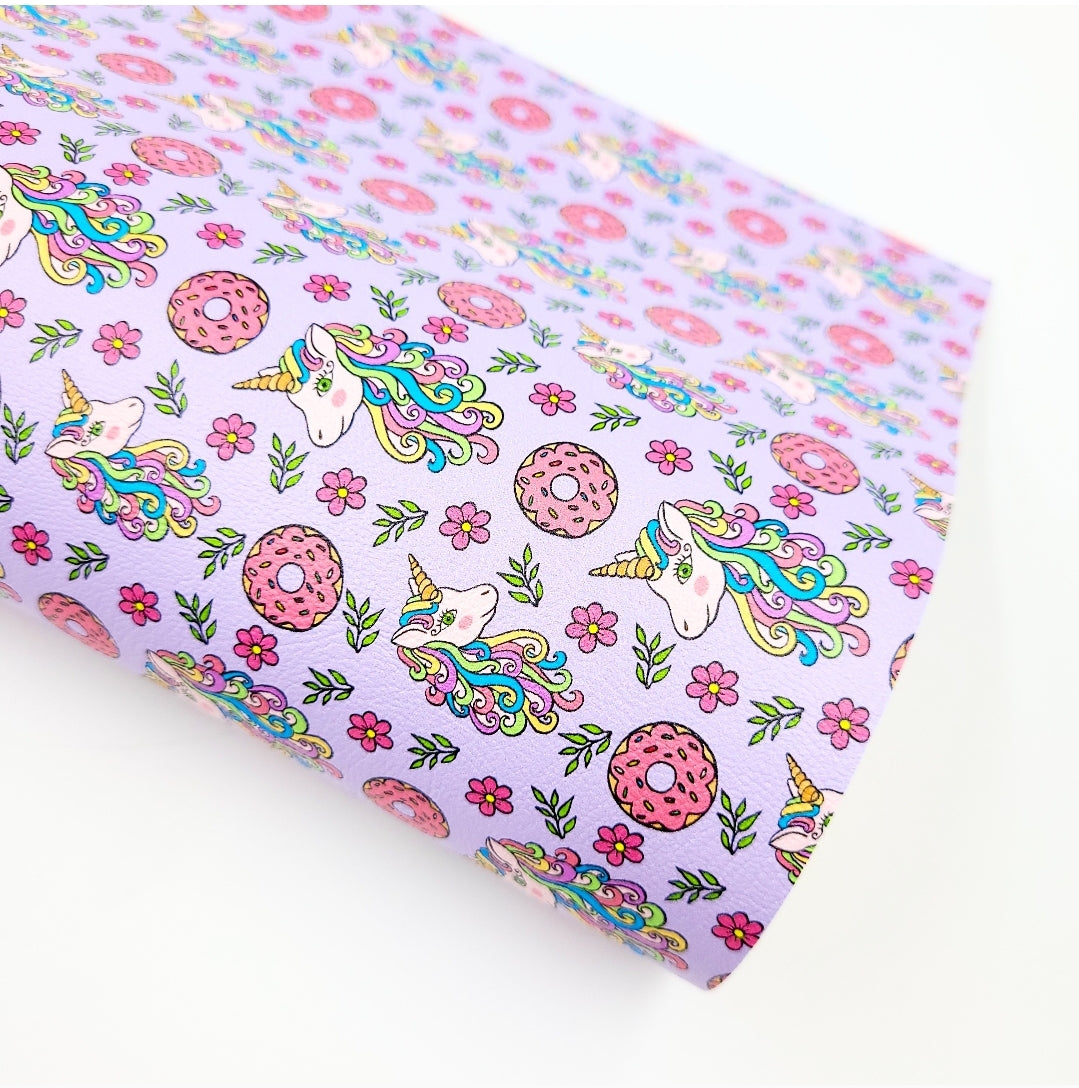 Unicorns & Doughnuts Artisan Leatherette