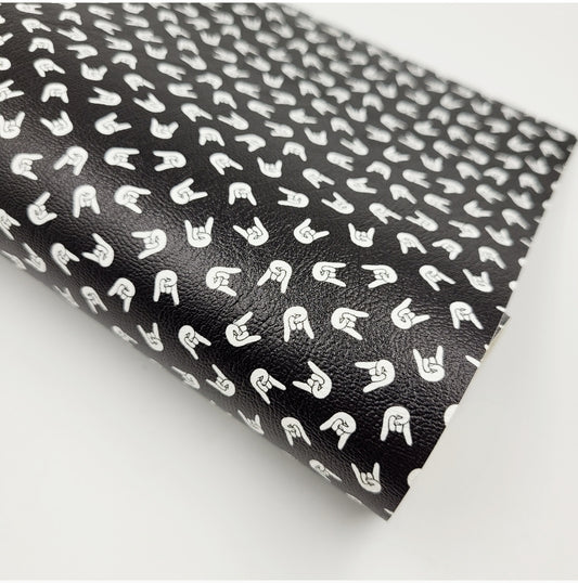 Rock On! Black Artisan Leatherette