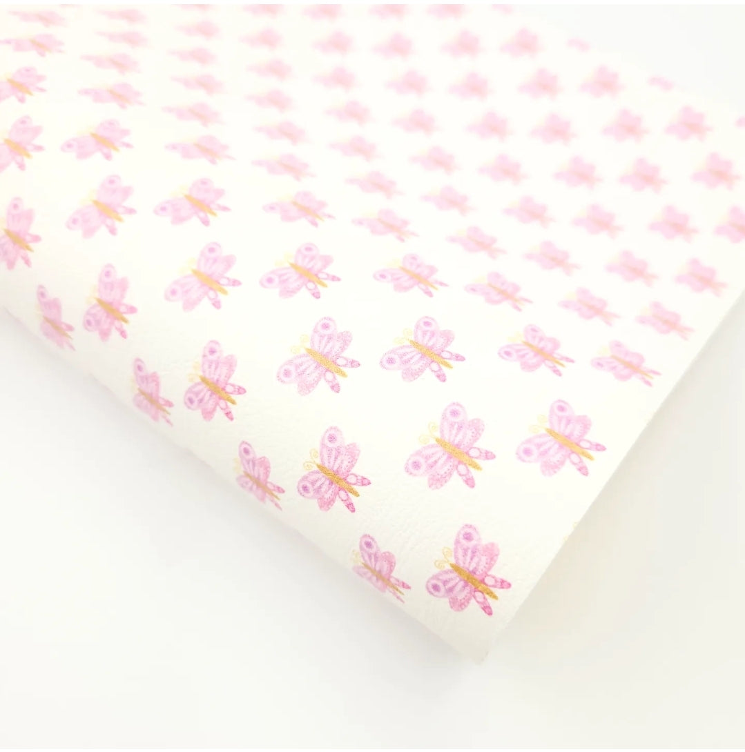 Patterned Butterfly Artisan Leatherette