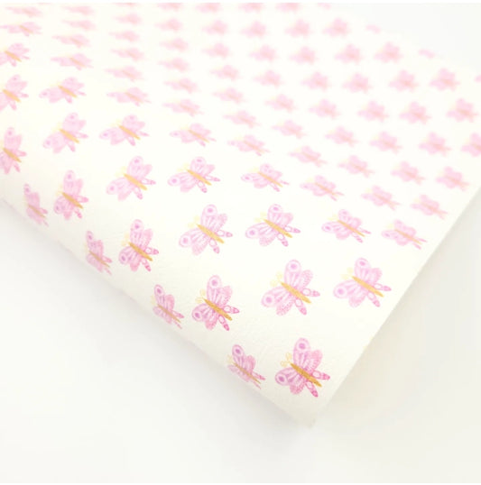 Patterned Butterfly Artisan Leatherette