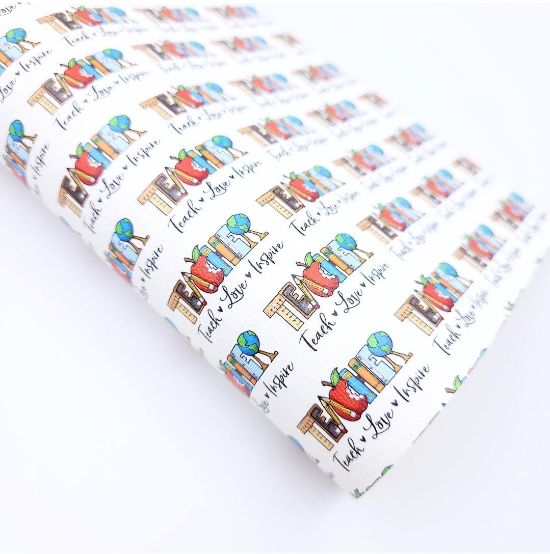 Teach Love Inspire Artisan Leatherette