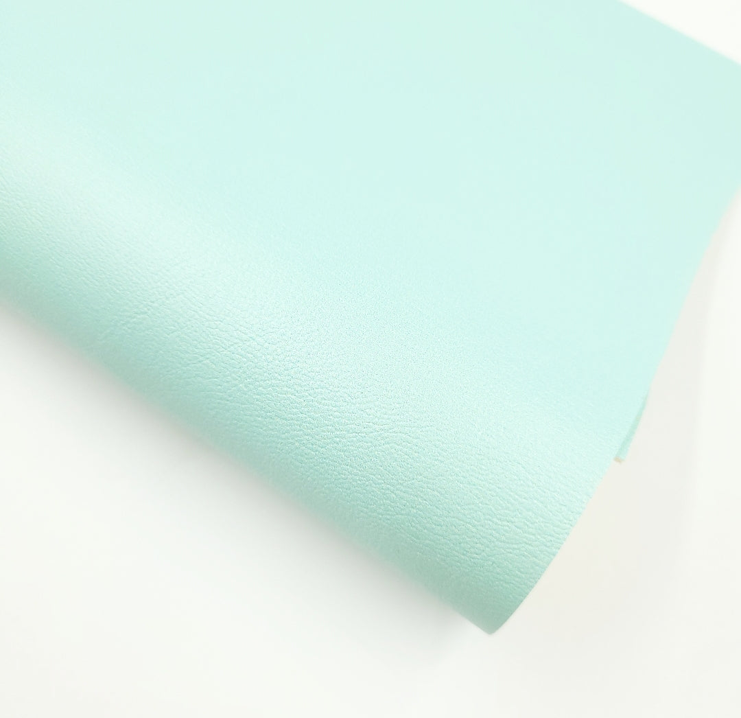 Perfect Mint Blue Artisan Leatherette