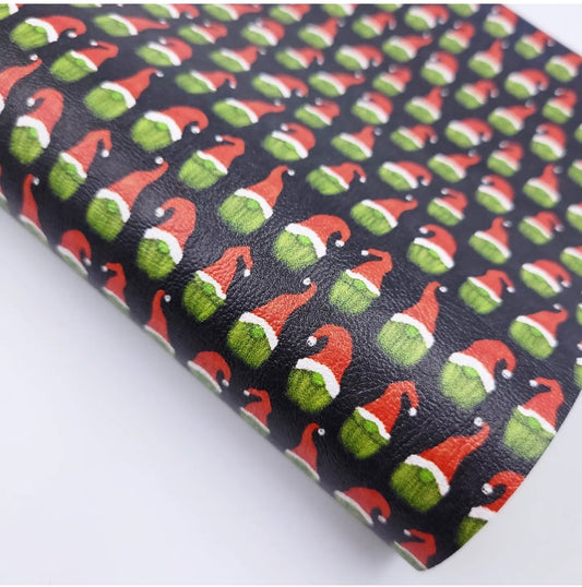 Green Christmas Gonk Artisan Leatherette