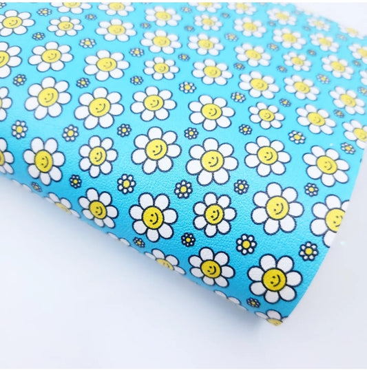 Smiley Daisies Artisan Leatherette