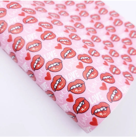 Lovely Lips Artisan Leatherette