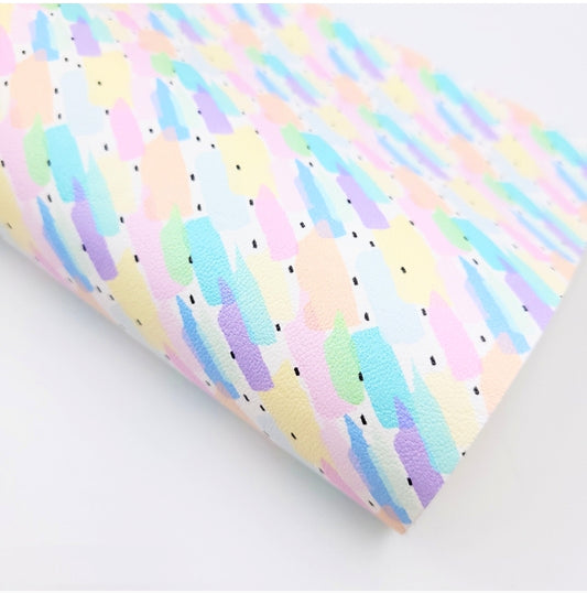 Pastel Watercolour Patterns Artisan Leatherette