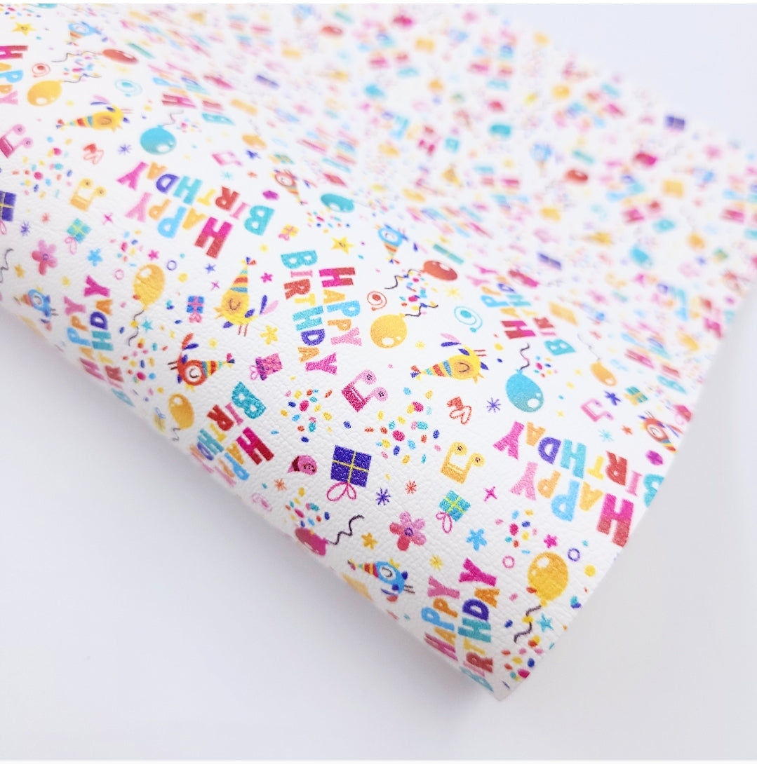 Birthday Party Artisan Leatherette