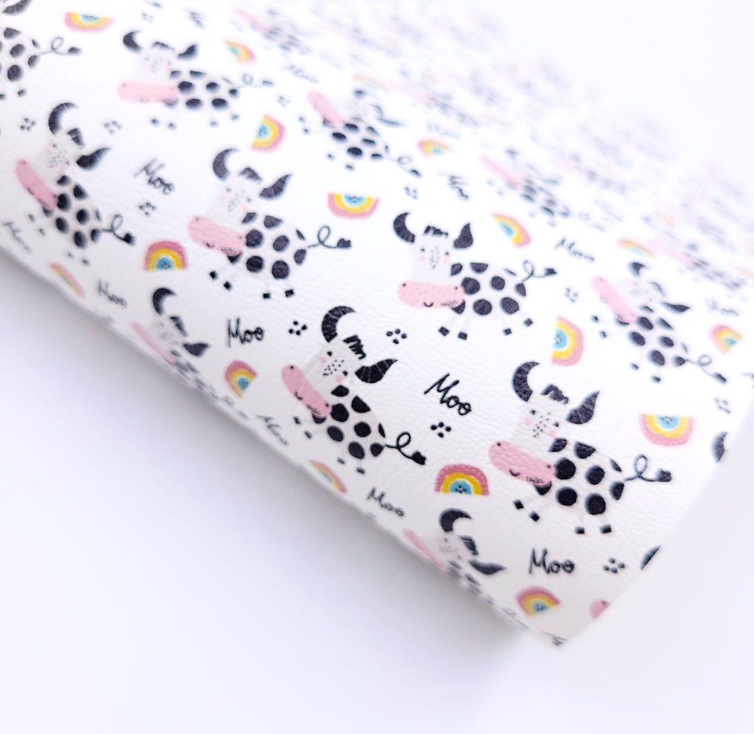 Cow Jumped Over The... Artisan Leatherette