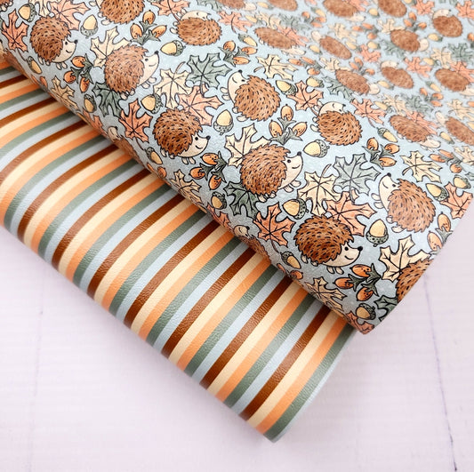 Hedgehog & Acorns Artisan Leatherette