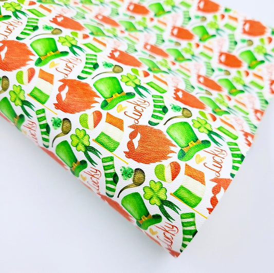 Ginger Beard & Green Socks Artisan Leatherette