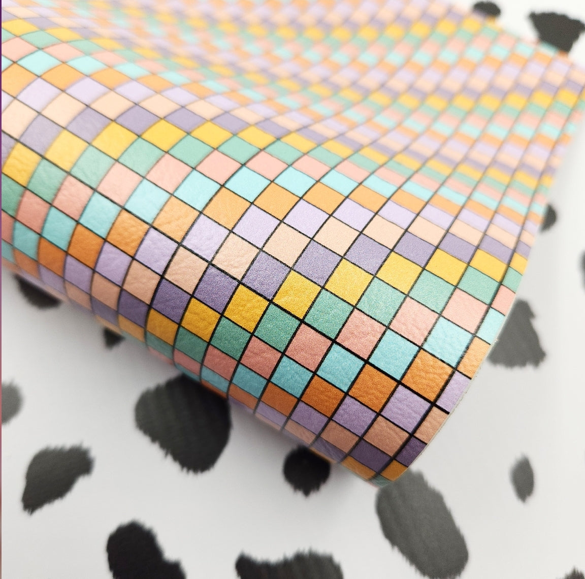 80’s Checkers Artisan Leatherette