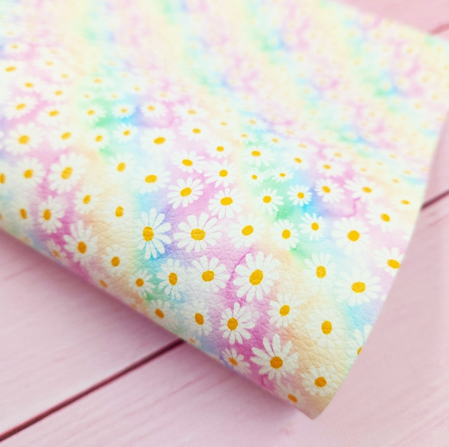 Daisy Chain Rainbow Artisan Leatherette