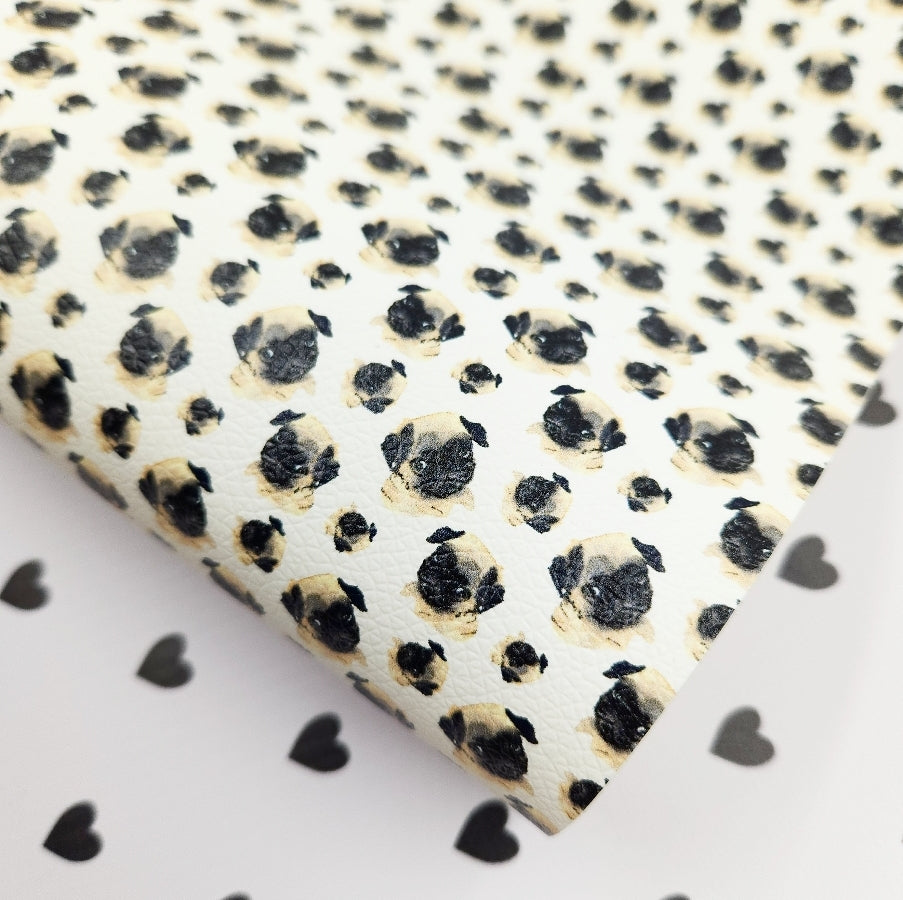 Pug Faces Artisan Leatherette