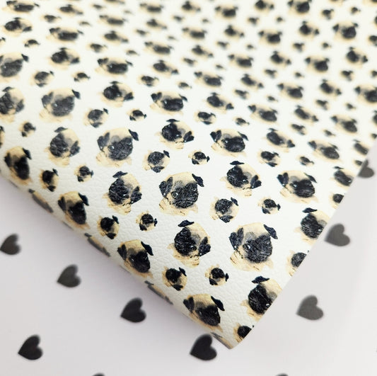 Pug Faces Artisan Leatherette