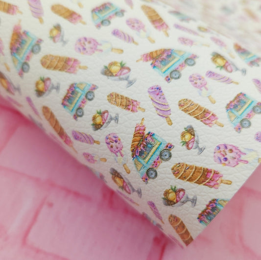 I Want Ice Cream Artisan Leatherette