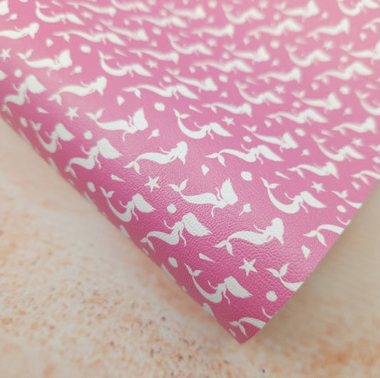 Mermaid Silhouette Artisan Leatherette