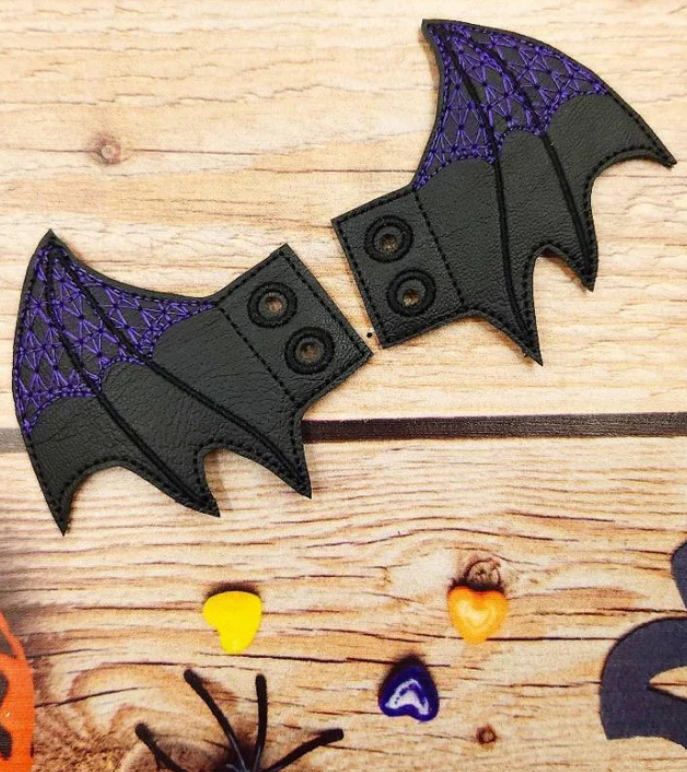 Bat Shoe Wingz - Digital Embroidery File