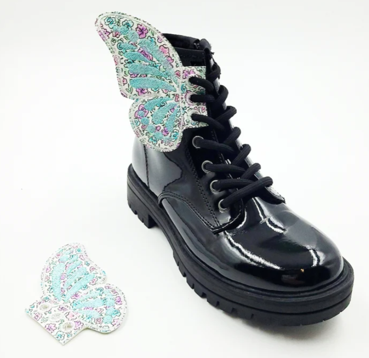Butterfly Shoe Wings - Digital Embroidery File