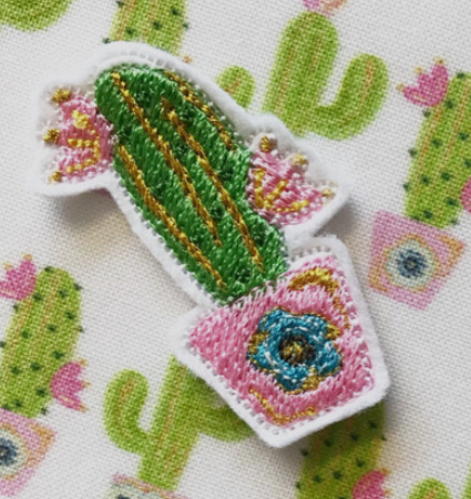 Cactus feltie  - Digital Embroidery File