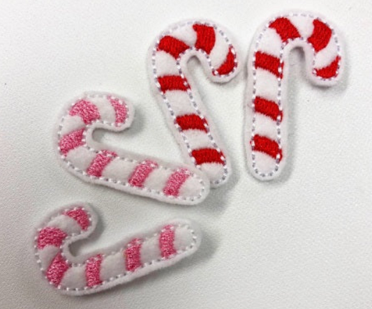 Candy Cane feltie in 3 sizes  - Digital Embroidery File