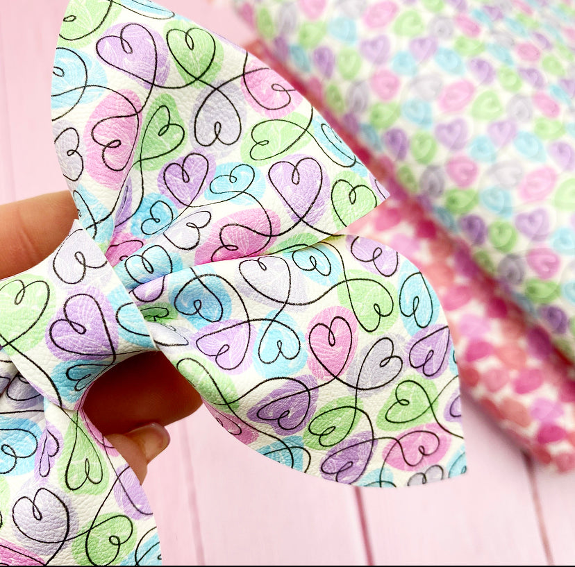 Love Swirls Artisan Leatherette