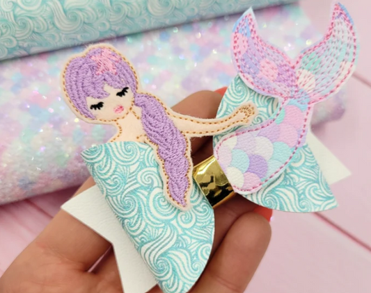 Mermaid Peekabum  | Digital Embroidery File