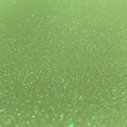 Neon Yellow Glitter HTV
