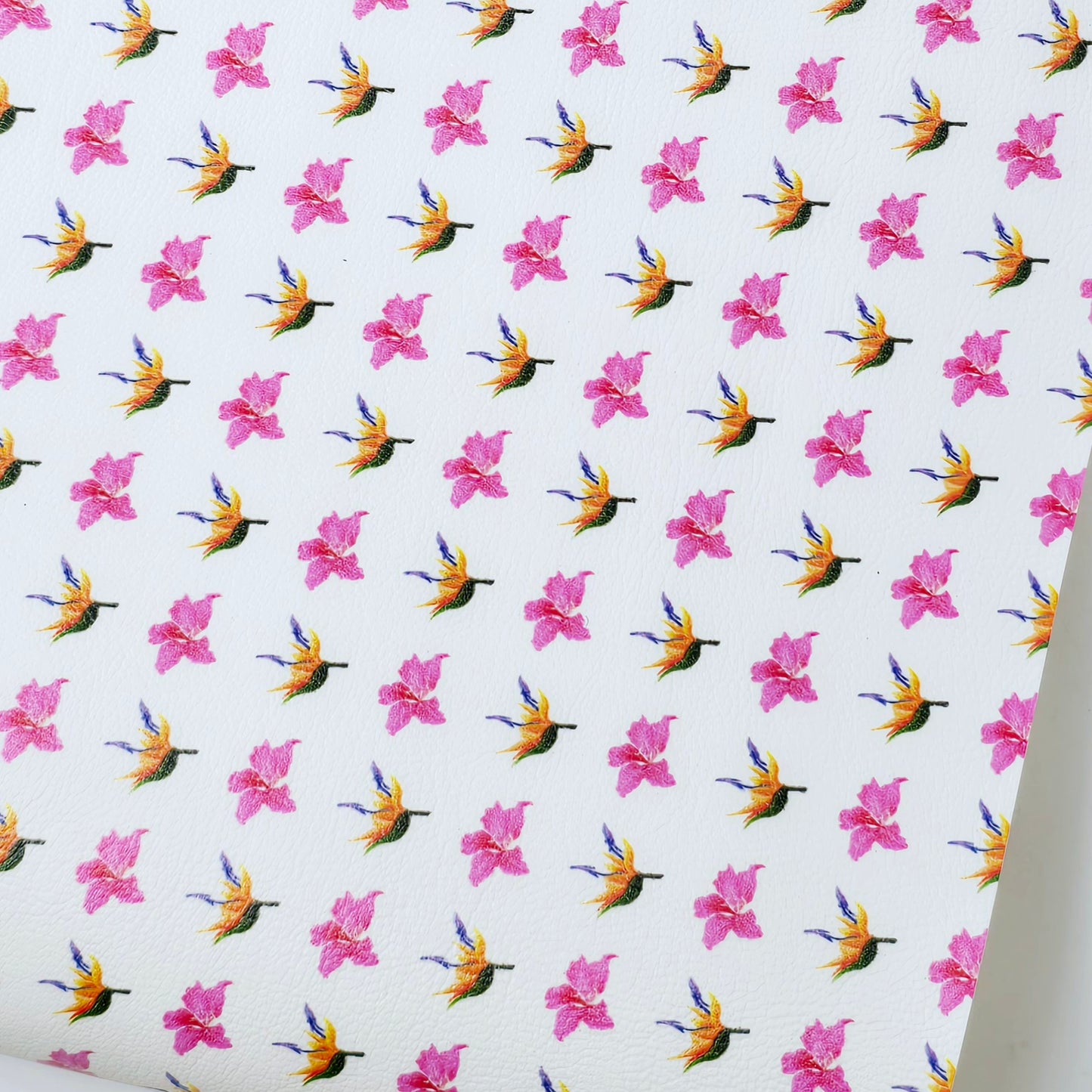 Hawaiian Jungle Floral Artisan Leatherette