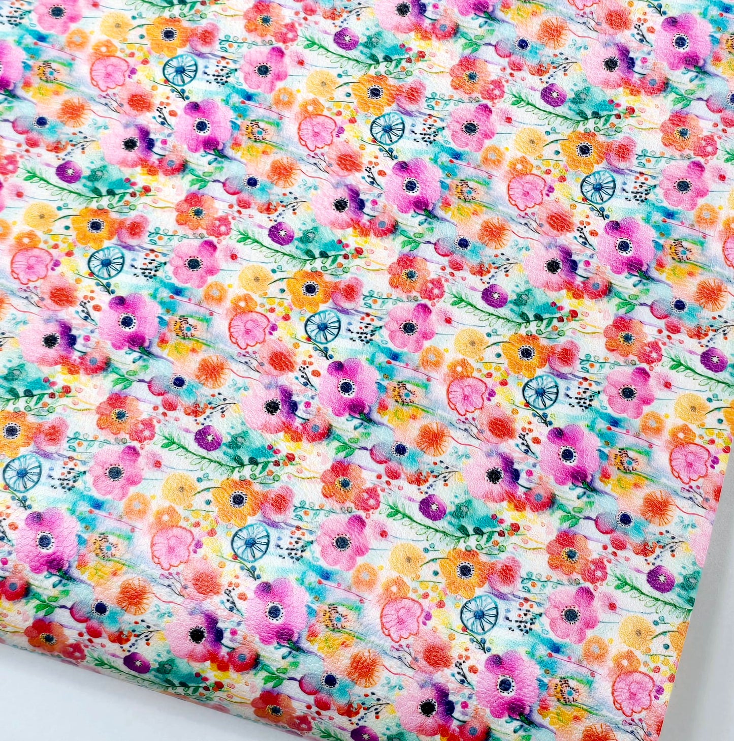 Paint by Flowers Style 3 Artisan Leatherette