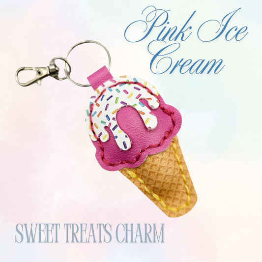 Sweet Treat Bag Charm - Ice Cream