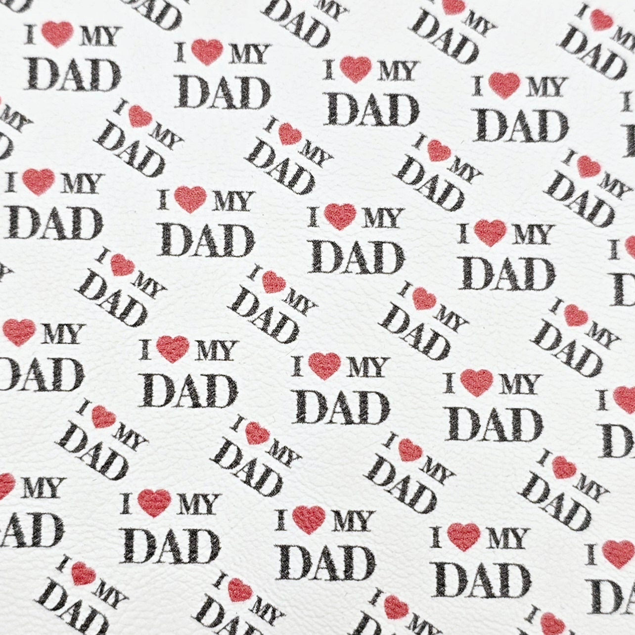 I ❤️ My Dad Artisan Leatherette