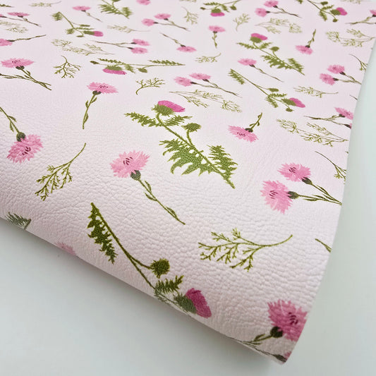 Pink Carnation Artisan Leatherette