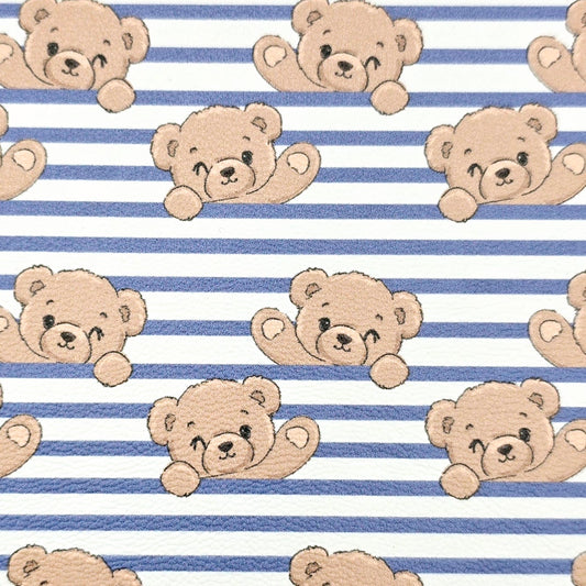 Peek-a-boo Teddy Artisan Leatherette