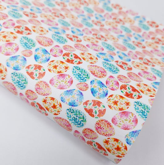 Easter Egg Blooms Artisan Leatherette